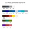 tank top color chart - Mortal Kombat Merch