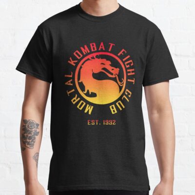 Mortal Kombat Fight Club | Mortal Kombat 11 | Clean Color Logo T-Shirt